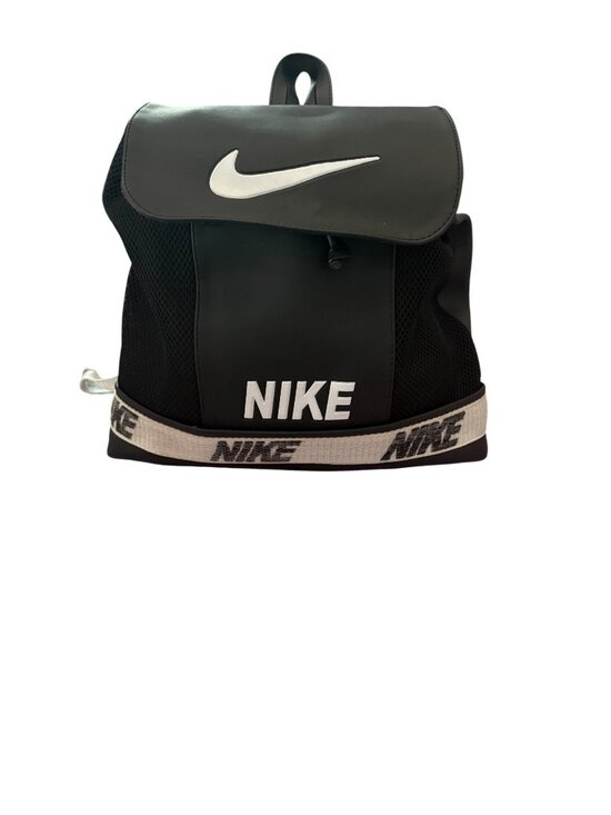Nike Handbags - Nike Black Small Backpack W/ Drawstring Closure & Adjustable Logo Straps